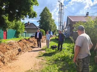 в Велижском округе продолжается капитальный ремонт водопроводных сетей - фото - 2