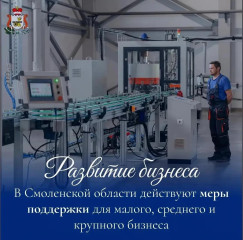 в Смоленской области сформировали комплексную систему поддержки бизнеса - фото - 5