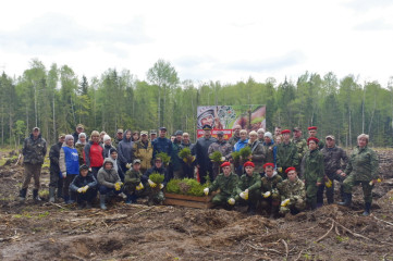 сегодня велижане приняли участие в посадке леса имени Юрия Гагарина - фото - 20